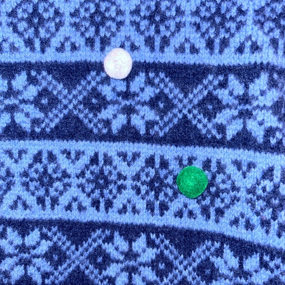 Old Navy Turtleneck Christmas Sweater w/ stuffed Santa and Teddy Bear Size Small - Picture 5 of 9